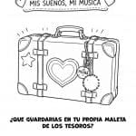 Pelina Página Oficial - Dibujos para colorear de Pelina - Pelina y la maleta de los tesoros